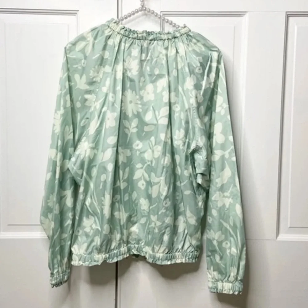 NWT Kate Spade Splash Hooded Preppy Windbreaker Lightweight Packable‎ Jacket